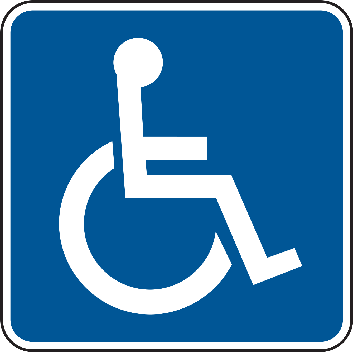 Symbole universel d’accessibilité